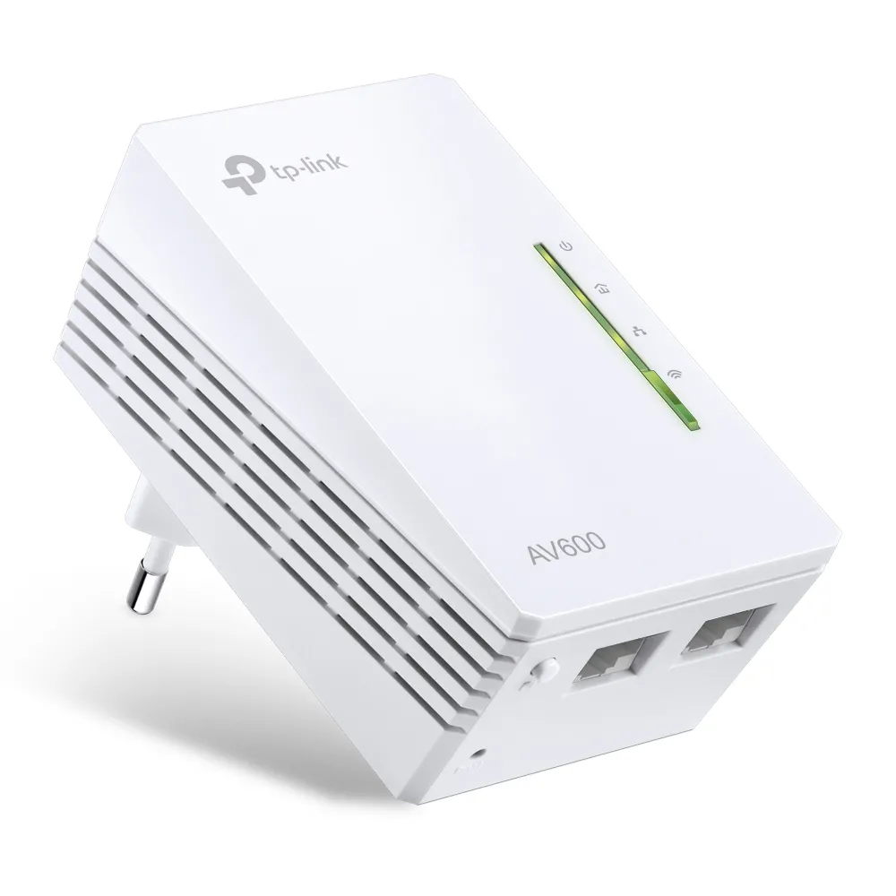 Адаптер Powerline TP-LINK TL-WPA4220, AV600, 600 Mбит/c, Белый