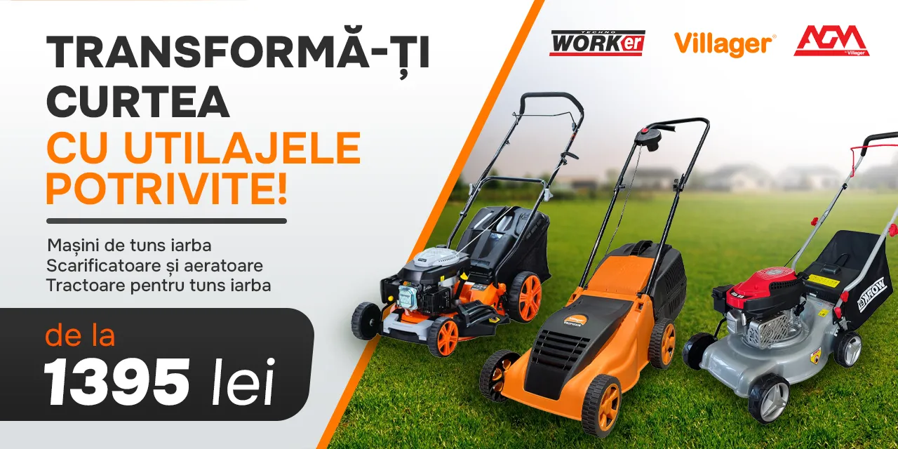 Transformă-ți curtea cu utilajele potrivite!